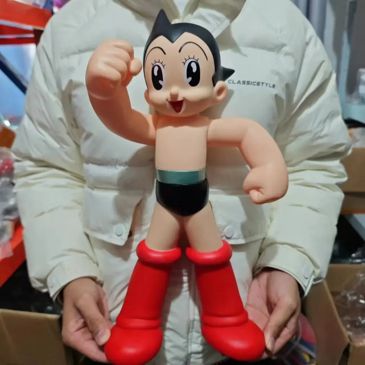 40CM Large AstroBoy Mighty Atom Tetsuwan Atom Anime Action Figure PVC Movable Statue Model Toy Collection Gift
