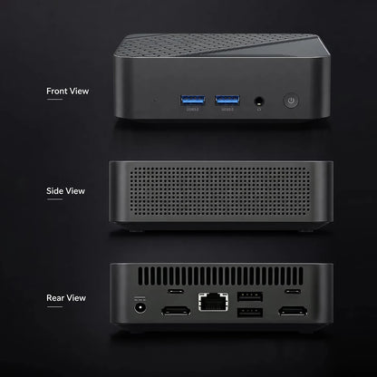 2026 Intel N150 Portable Mini PC 16GB DDR4 M.2 NVMe SSD 512GB WiFi6 BT5.2 Silent Cooling Triple 4K Office Home Desktop Pro