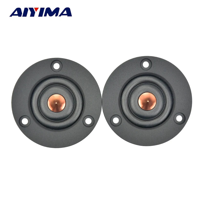 AIYIMA 2Pcs 2 Inch Tweeter Speaker 4 Ohm 6 Ohm 40W HIFI Silk Dome Treble Fever Audio Loudspeaker For DIY Car Modification