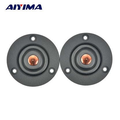 AIYIMA 2Pcs 2 Inch Tweeter Speaker 4 Ohm 6 Ohm 40W HIFI Silk Dome Treble Fever Audio Loudspeaker For DIY Car Modification