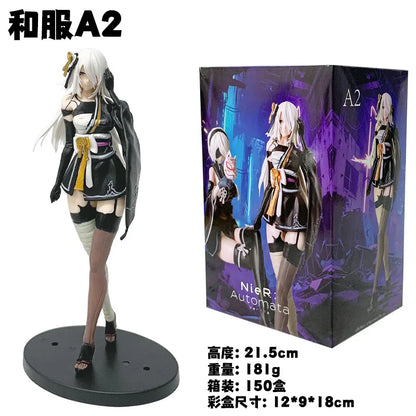 Yorha No.2 Type B Anime Girl Figure Ver1.1a Model A No.2 Kimono Action Figure Collection Modle Toy Boy'S Birthday Gift