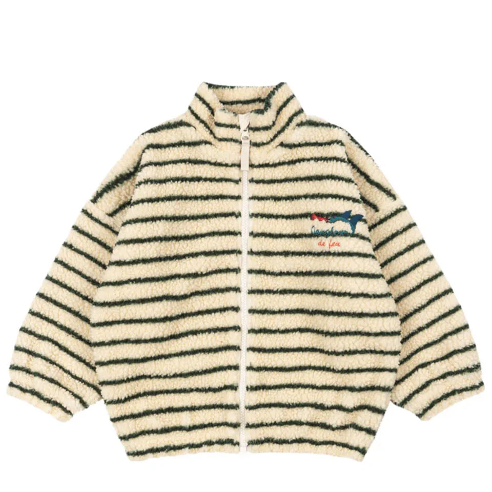 2026 KS Autumn Winter Baby Girls Boys Lambswool Jackets Boys Embroidery Cartoon Outerwear Kids Clothes Children's Coats 1-9Yrs