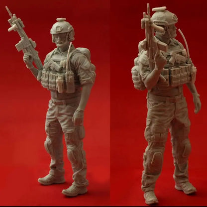 1/16 Scale Doll Resin Model Kit - Modern Special Forces US Army (Single Figure) - Unassembled and Unpainted - 148R