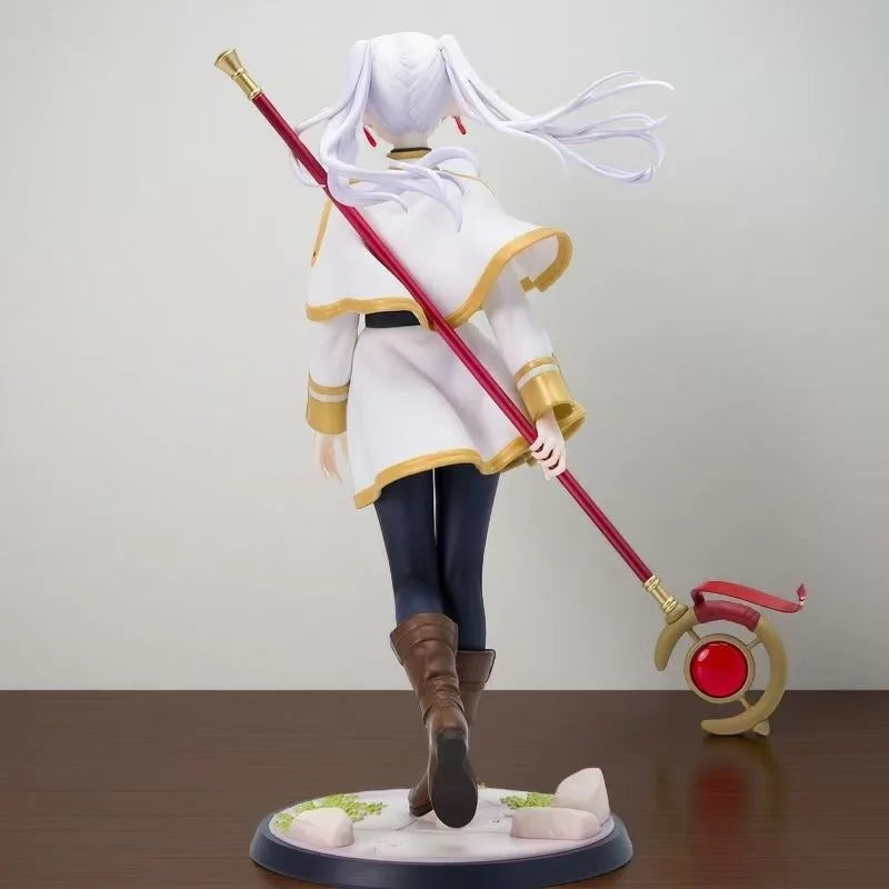 25cm Frieren: Beyond Journey'S End Frieren Standing Position Anime Figure Model Statue Fans Collection Desktop Ornament Toys