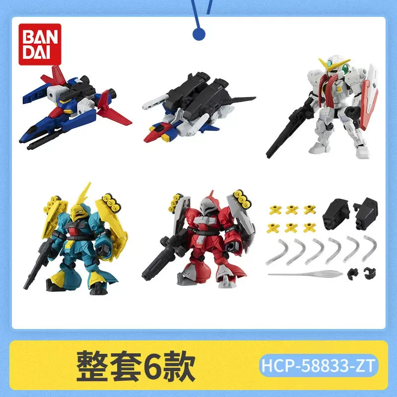 Bandai Gashapon Original Mobile Suit Ensemble (MSE) Gundam RX-78-2 Strike Hi-Nu Wing Astray ZZ Barbatos Assemble Model Kit