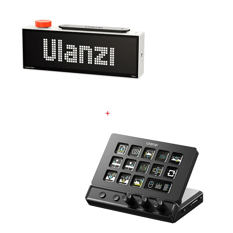 Ulanzi TC002 Pixbar Smart Pixel Clock II YT Ins Followers Simultaneous Pixelated Message Larger Display Creative Schedule
