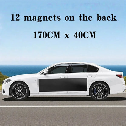 Adhesive-Free/Magnetic Car Body Anti-Scratch Protector Black Auto Door Side Edge Guard Decorative Protection Pad Stickers