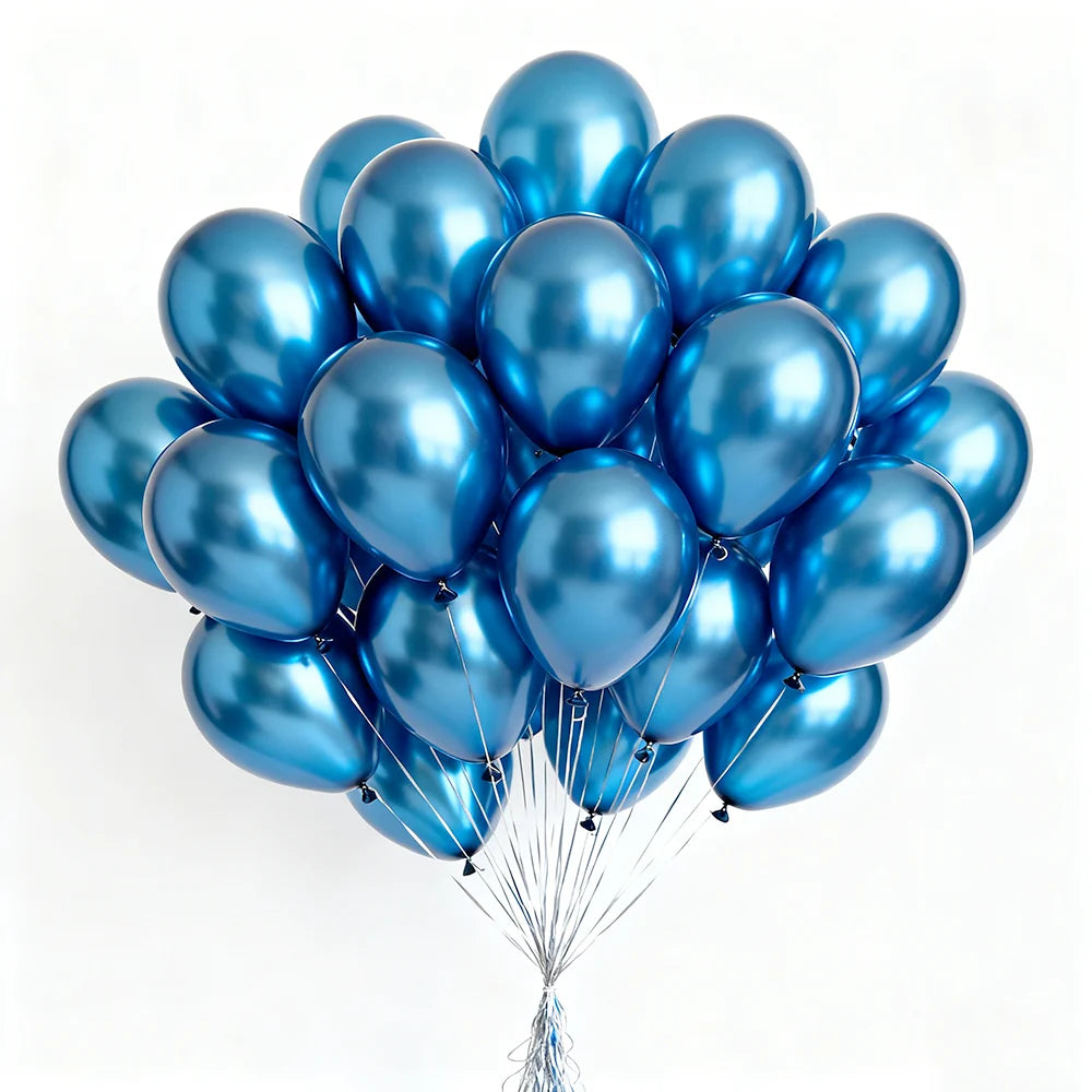 100pcs Metallic Helium Balloon 10inch 1.8g Small Balloons Chromium Purple Balloon Birthday Party Decoration Wedding Festival