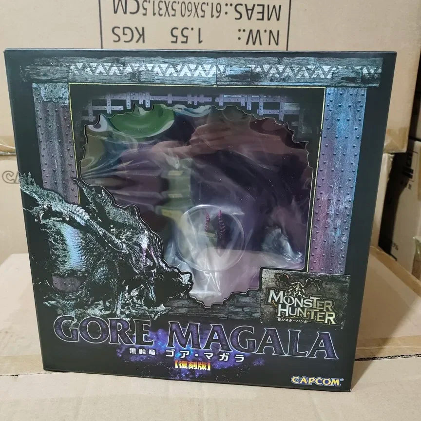 Genuine And In Stock Monster Hunter Statue Gore Magala Cfb Handmade Model Gift Collection World Ice Rise Birthday Gift Gk Statue
