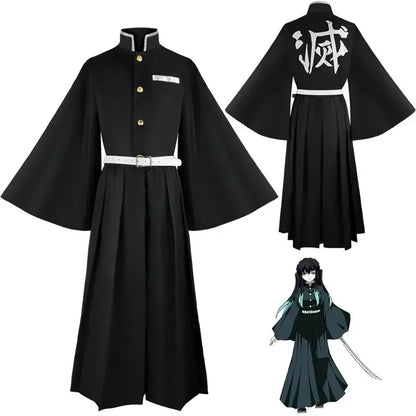 Aime Tokitou Muichirou Cosplay Costume Cosplay  Kisatsutai Uniform Wig Halloween Costume for Woman