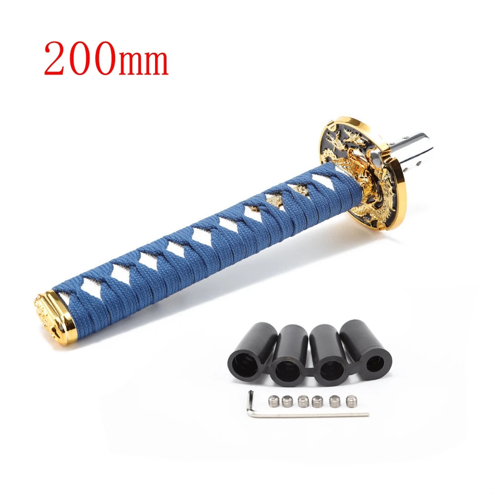 Universal Car Katana Gear Lever Knob Gear Shift Knob - JDM Racing Style Aluminum Alloy Shifter for Manual Transmission