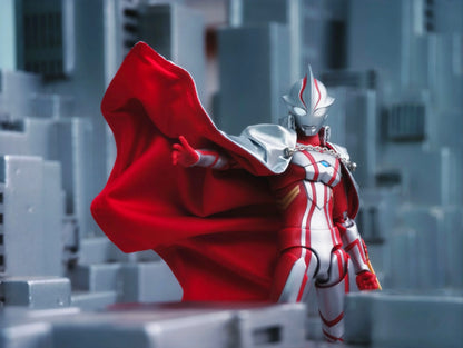 Six Ultra Brothers SHF 1/12 Cloak Anime Action Figure  Mebius Omega Ultraman Cloth Cloak Toys Accessories Model Decoration