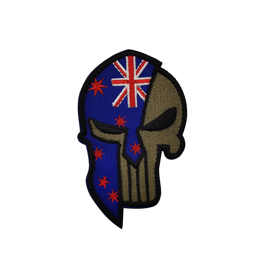 Australia Flg Australia Flag PVC Embroidery Armband Velcro Morale Badge Backpack Patch Stick on clothes backpacks
