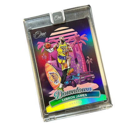 Homemade DIY DOWNTOWN Doncic Trae Young Kevin Durant James Ja Morant Wembanyama HOMEMADE Laser Collectible Boy's Gift Card Brick