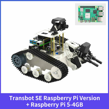 Transbot SE ROS Robot AI Vision Tank Car with 2DOF Camera PTZ Python Programing MoveIt simulation for Jetson NANO Raspberry Pi 5