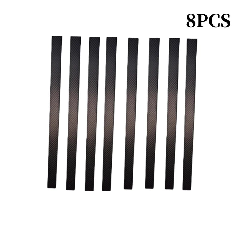 50CMx2CMx3CM Magnetic Car Door Anti Collision Protection Strip Carbon Fiber Car Sticker Decoration Body Anti-scratch Protector