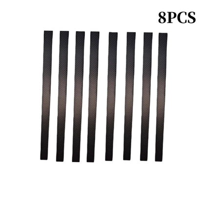 50CMx2CMx3CM Magnetic Car Door Anti Collision Protection Strip Carbon Fiber Car Sticker Decoration Body Anti-scratch Protector