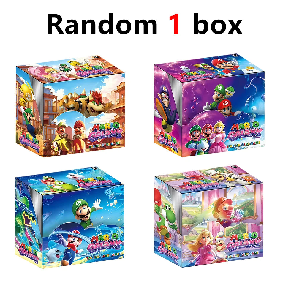 Super Mario Galaxy Trading Cards Collectible Booster Box 288 Anime Game Character Cards for Fans, Ideal Collectible & Party