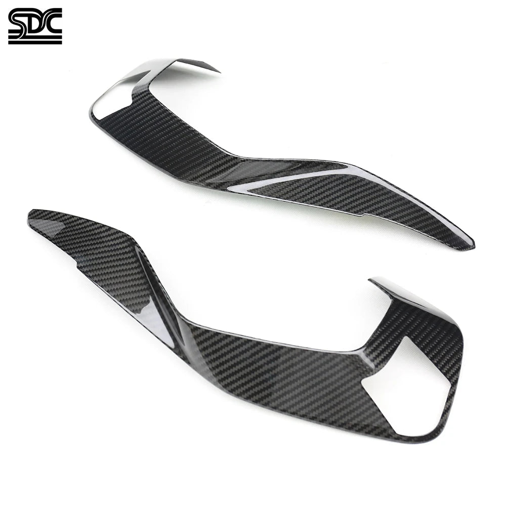 G87 M2 Real Dry Carbon Tail Light Trim Covers For BMW M2 G87 CS 2023+ Prepreg Carbon Fibre Rear Bumper Rear Light Eyebrow Lid