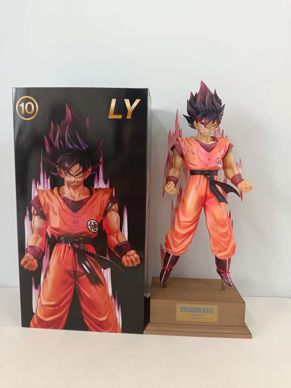 【New Product 】30cm Dragon Ball Goku Anime Figures Son Goku Figure Kaiouken Figurine PVC Statue Deskt Decor Collection Model Toys