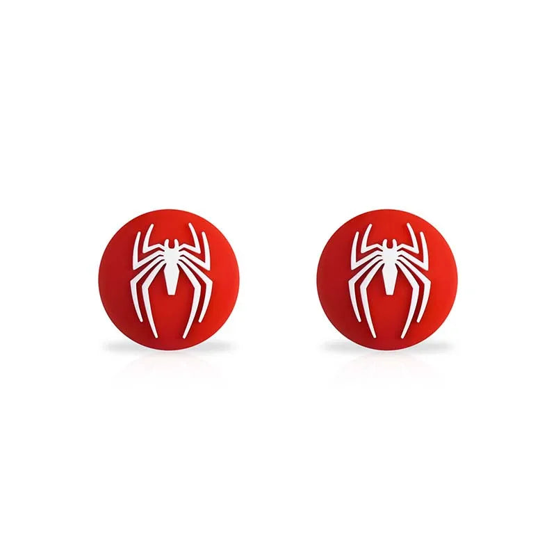 2pcs Silicone Spider Analog Thumb Grip Caps Compatible with Nintendo Switch OLED/Switch Lite/Switch Joystick Protective Cover
