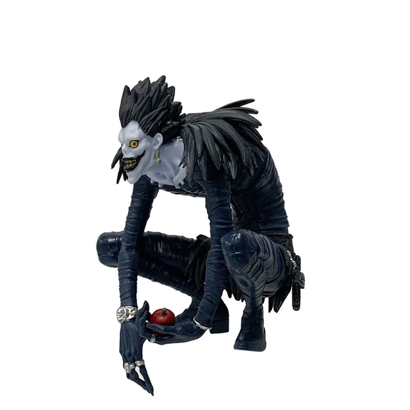 Death Note Anime 8-16cm Figure L Lawliet Ryuk Holding Apple Model for Halloween Ornament Figurine Fans Collection Christmas Gift