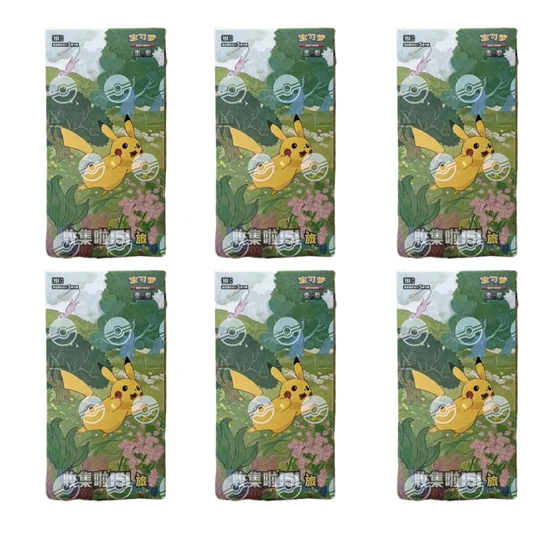 Wholesale Pkm Ptcg Card Simplified Chinese Zhu Zi Collected 151 Change Series Blind Box Card Gengar Collectible Game Cards Gifts