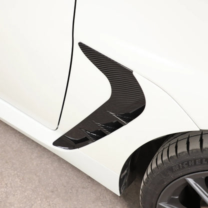For Subaru BRZ Toyota GR 86 2022-2026 ABS Matt Black Car Fender Side Air Vent Outlet Cover Trim Exterior Car Accessories