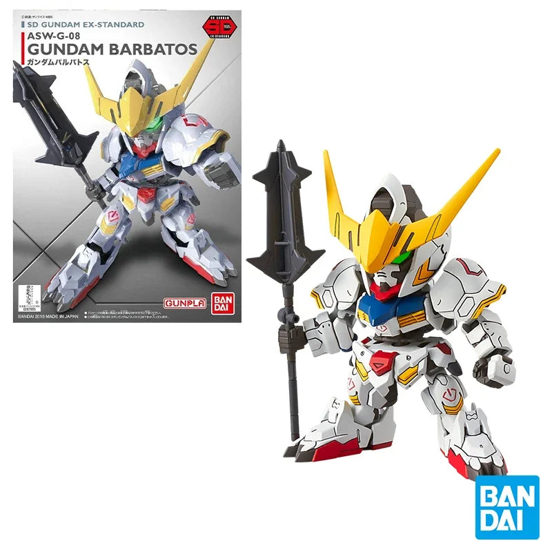 Bandai GUNDAM Action Figure SDEX Series Model Kit RX-78-2 Aile Strike Exia 00 Gundam Unicorn Astray Red Frame Barbatos Model