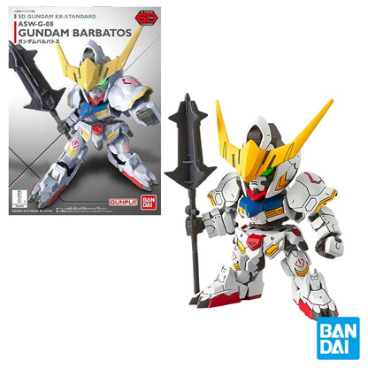 Bandai GUNDAM Action Figure SDEX Series Model Kit RX-78-2 Aile Strike Exia 00 Gundam Unicorn Astray Red Frame Barbatos Model