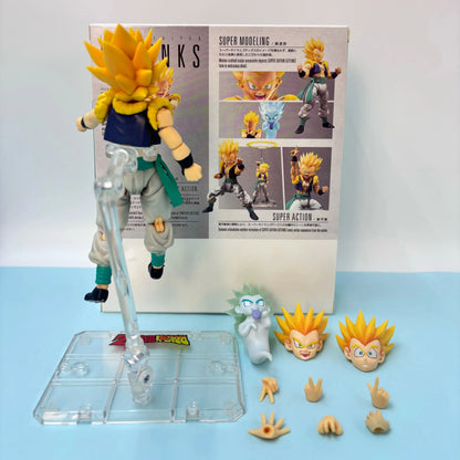 Bandai SHF Dragon Ball Super - Saiyan Beerus & Gotenks Action Figures Collectible Desktop Ornaments for Anime Fans