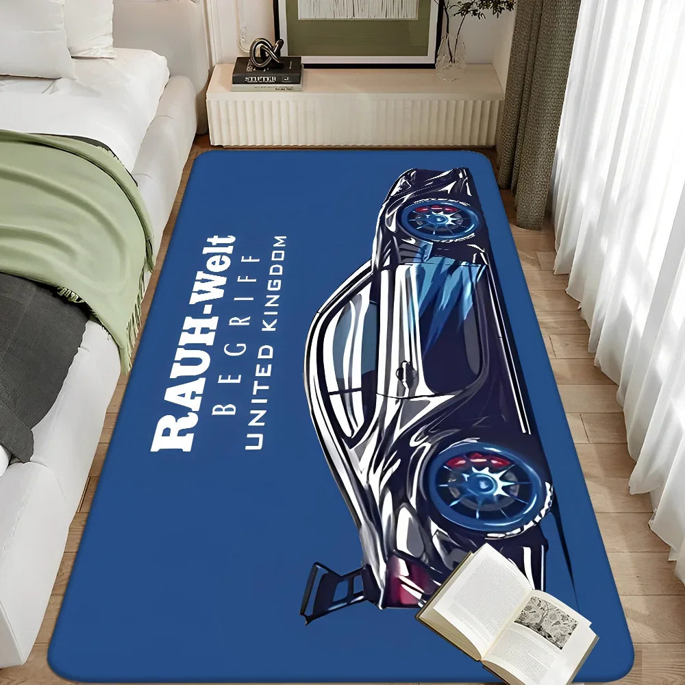 Tokyo JDM RWM Sports Car Carpet for Home Decor Floor Mat Living Room Rugs Bedroom Hallway Non-Slip Carpet Kitchen Rug Doormats