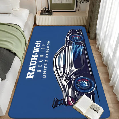 Tokyo JDM RWM Sports Car Carpet for Home Decor Floor Mat Living Room Rugs Bedroom Hallway Non-Slip Carpet Kitchen Rug Doormats