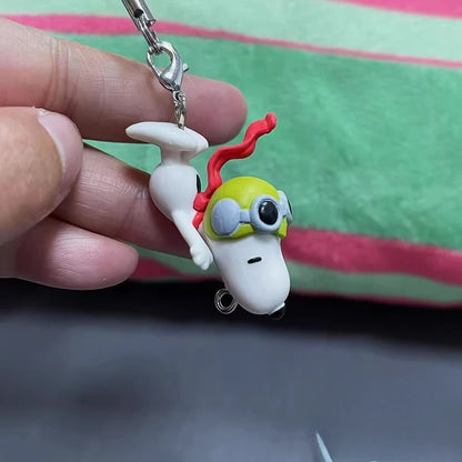 Anime Snoopy Action Figures Rock Party Flying Chapter Blind Box Toy Balloon Pendant Collection Decoration  Gifts