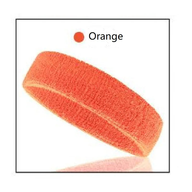 Towel material solid high eleastic thick sweat absorbing running cycling outdoor sports sweatband headband hair band