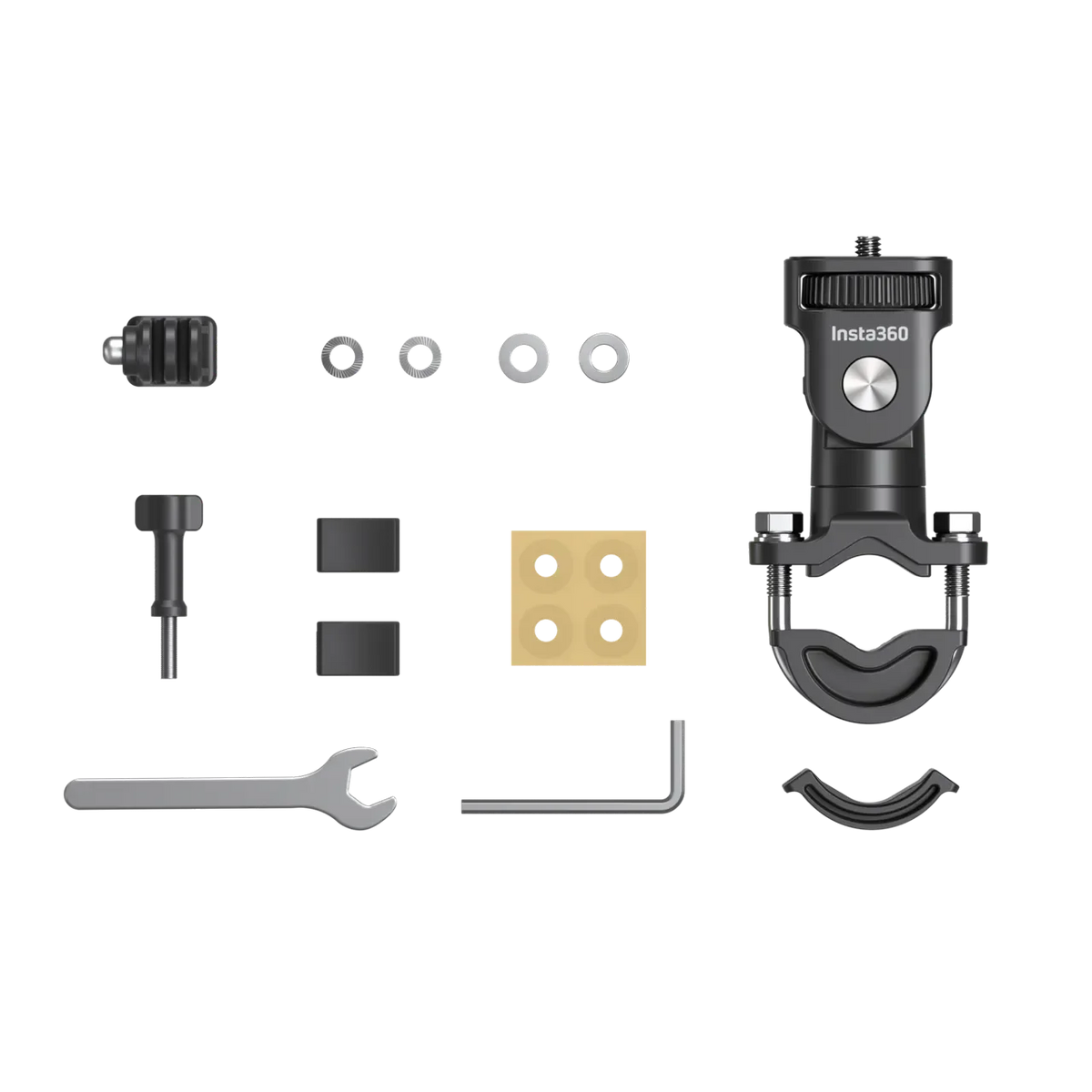 Insta360 Motorcycle U-Bolt Mount for Moto Riding 1/4' Interface Design for Insta 360 X5, X4 Air, X3 Original Accessories