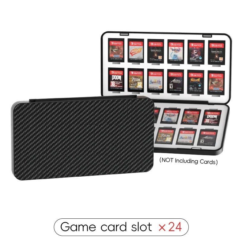24 in 1 Game Card Case for Switch/Switch OLED Cartridge Storage Box Chip Holder Cover