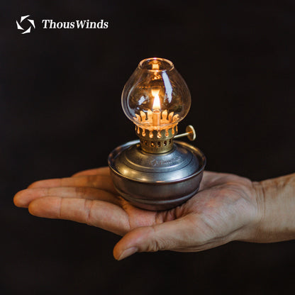 ThousWinds Luminara Mini Oil Lamp Windproof Camping Lantern 20h Long Lighting Life Portable Retro Light Outdoor Camping Hiking