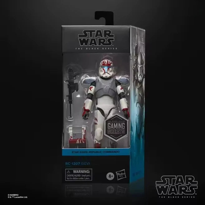 New Original Hasbro Star Wars The Black Series Gaming Greats RC-1207 SEV Action Figure