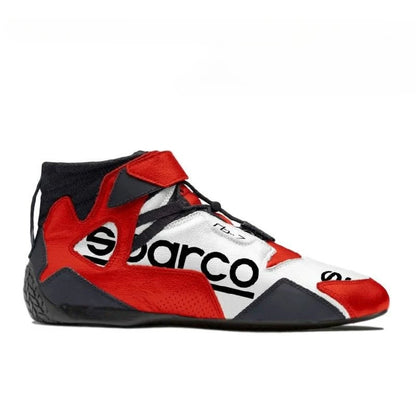 Original Leather Racing Shoes Fireproof Silk Screen Printing,Car Kart Locomotive Leisure Sport Shoe