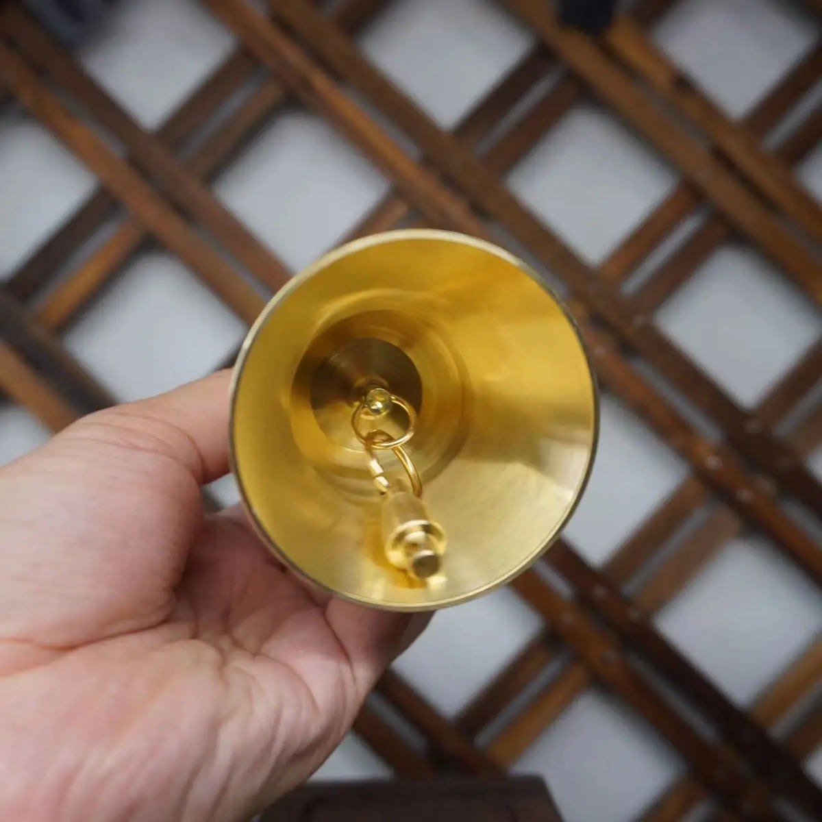 Copper Bell Pure Copper Pendant Buddhist Temple Copper Bell  Brass Door Sound Home Wind Bell Pendant