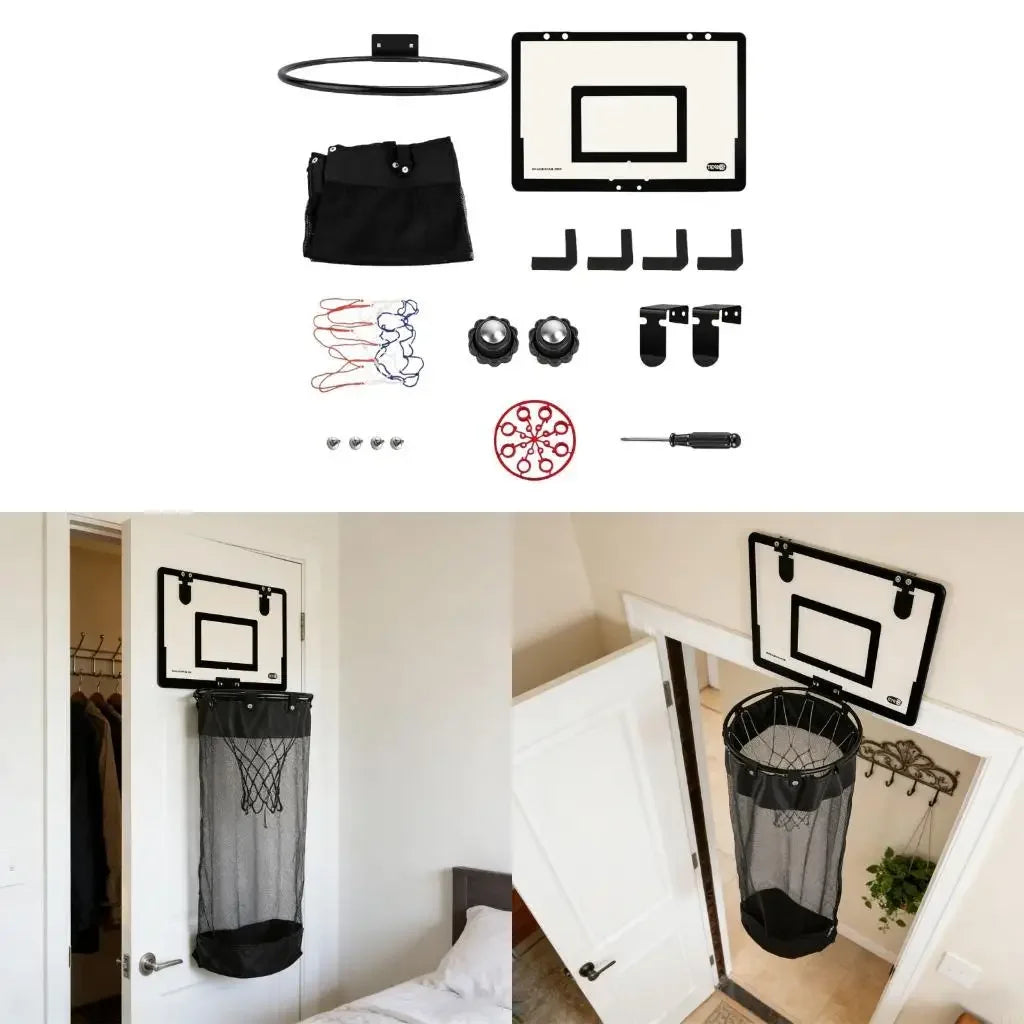 L43A Basketball Laundry Basket With Space Saving Feature Small Space