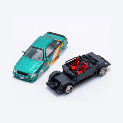DCT 1/64 AE86 Model Car Classical Vehicle Diecast Toy Collection Car Station Vehicle with Display Box for Adults