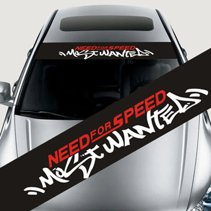 1pc Reflective Car Styling Front Windshield Decal Vinyl Stickers Brand New Auto Front Windshield Film Stickers Decoration