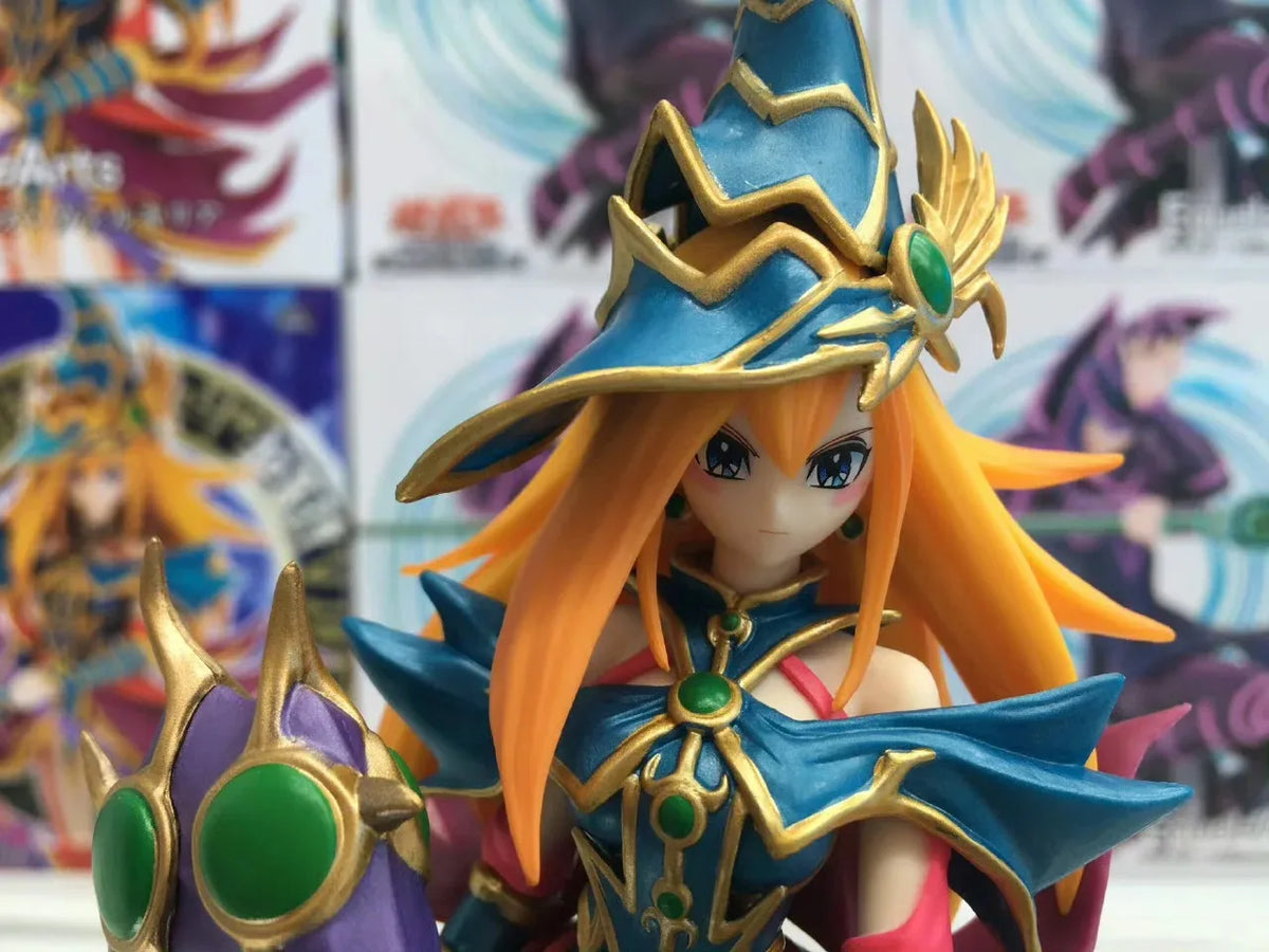 Yu-Gi-Oh!  Scenic Figure 27CM Genuine Anime Toy Equal Arts Magician Girl Konami Figure Model Collectible Toy