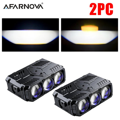450W Car Grill Led Work Light Bar 3000K 6000K Projector Led Bar White Yellow Spotlights Grille Lights Motorcycle Offroad Truck