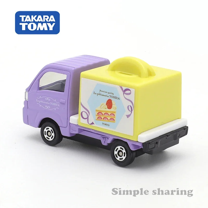 Takara Tomy Tomica No.27 Subaru Sambar Cake Car Alloy Toys Motor Vehicle Diecast Metal Model Kids Xmas Gift Toys for Boys