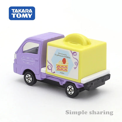 Takara Tomy Tomica No.27 Subaru Sambar Cake Car Alloy Toys Motor Vehicle Diecast Metal Model Kids Xmas Gift Toys for Boys
