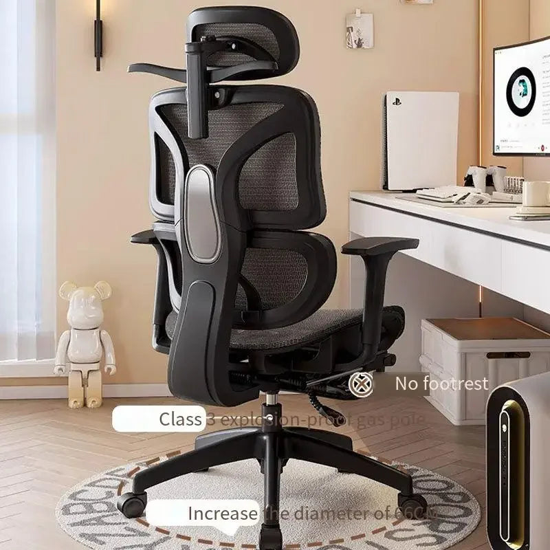 UVR Office Chair Ergonomic Design Armchair Recliner Chair Sedentary Comfort Breathable Mesh Staff Chair Game Athletics Chair