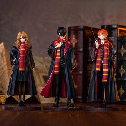 GONG Harry Potter Magic Era Malfoy Snape Harry Potter Ron Weasley Hermione Granger Action Figurine Collection Gift Desktop Decor